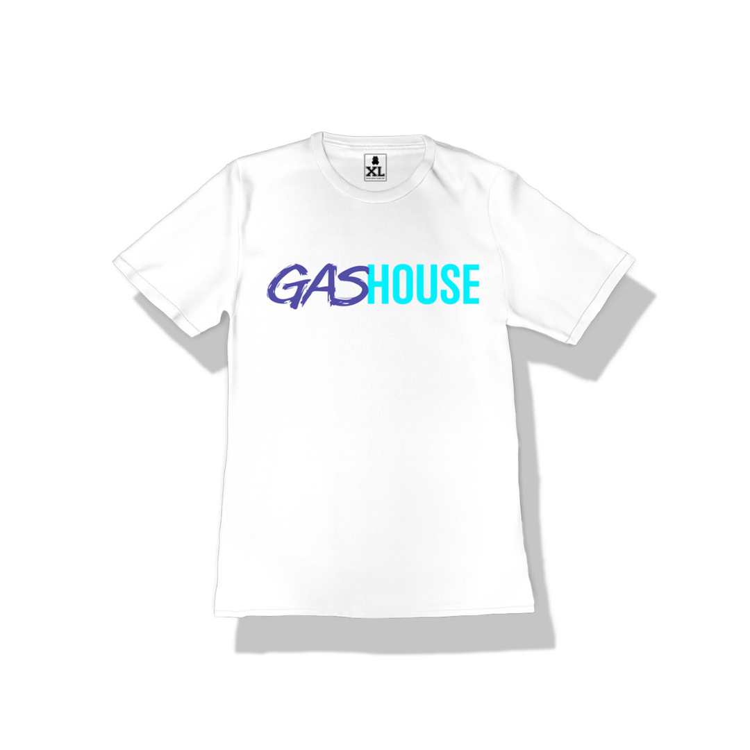 GasHouse Logo - Purple and Light Blue - T-Shirt