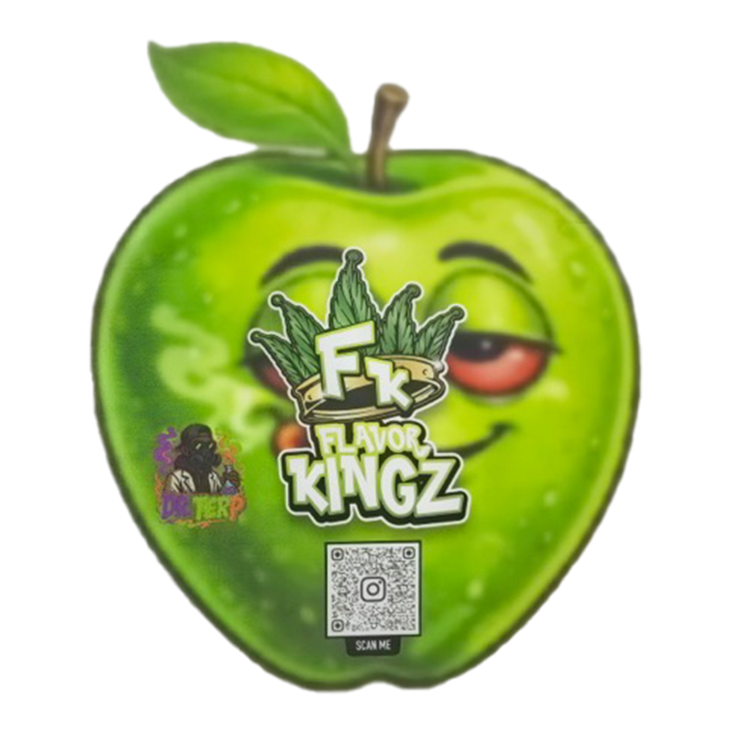 Green Apple - THCA Flower - Hybrid - Flavor Kingz - Back