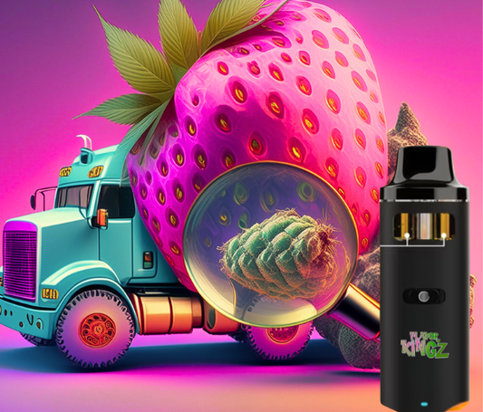 Flavor Kingz Dual Vape Strawberry Sour Diesel