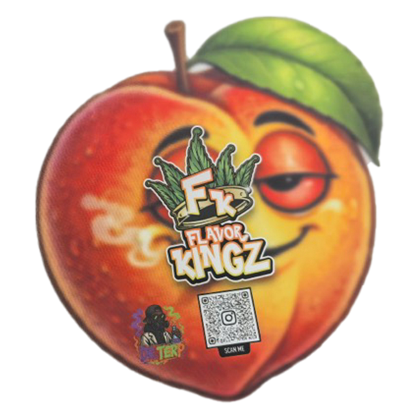 Peach THCA Flower - Hybrid - Flavor Kingz - Back