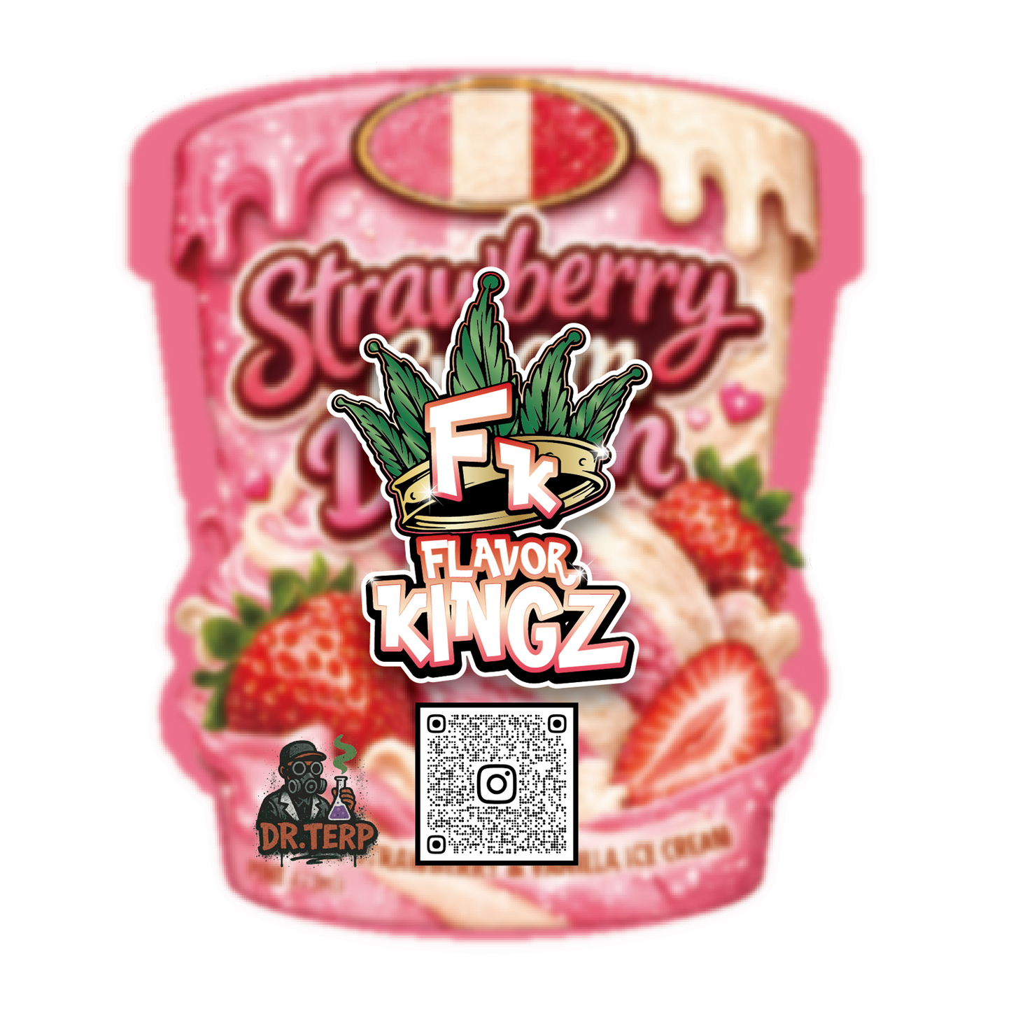Flavor Kingz - Strawberry Cream Dream THCA Flower 3.5G