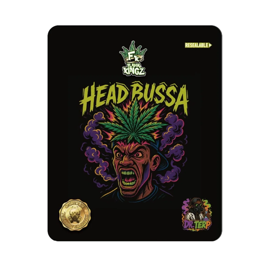 Flavor Kingz - THCA Flower HeadBussa 3.5G - Front