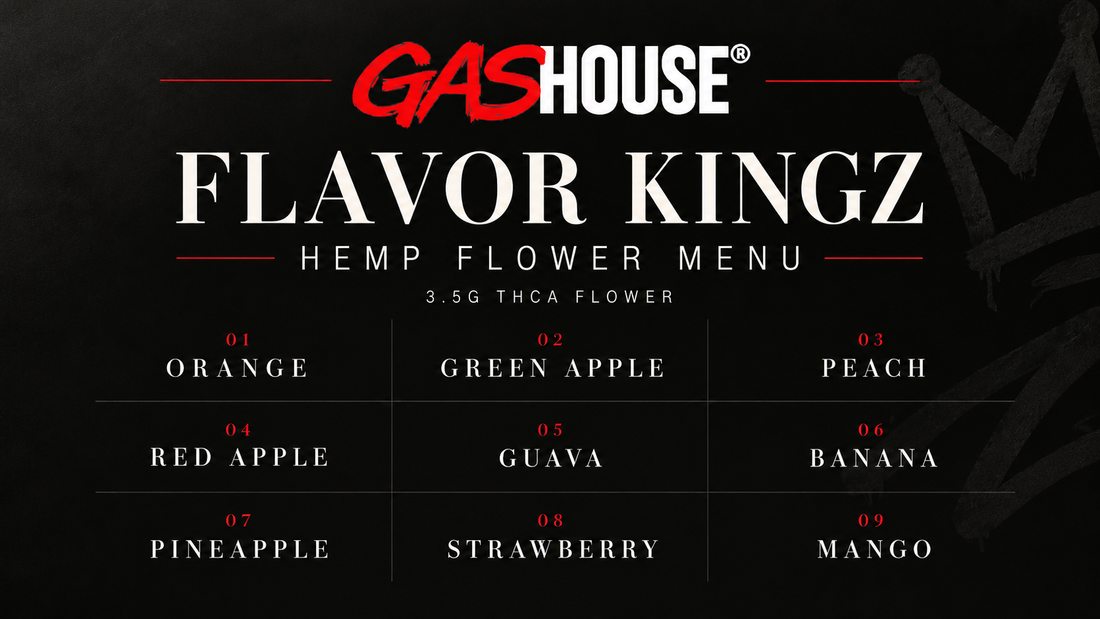 Flavor Kingz Hemp Flower Menu