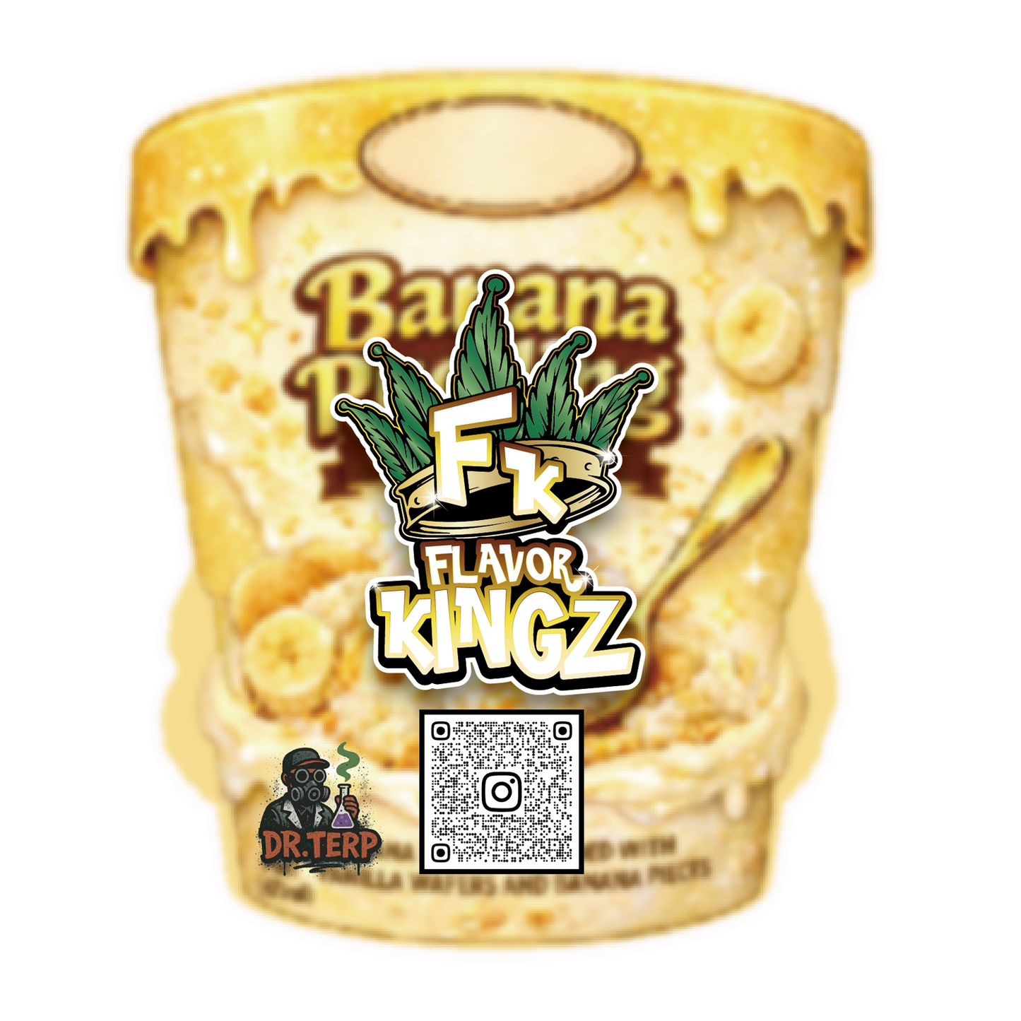 Flavor Kingz - Banana Pudding Crunch THCA Flower 3.5G