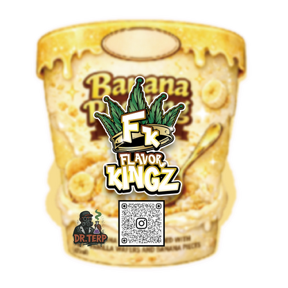 Flavor Kingz - Banana Pudding Crunch THCA Flower 3.5G