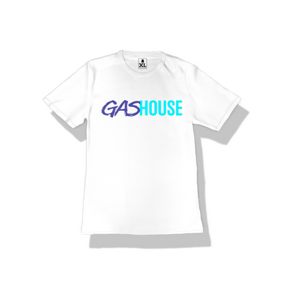 GasHouse Logo - Purple and Light Blue - T-Shirt