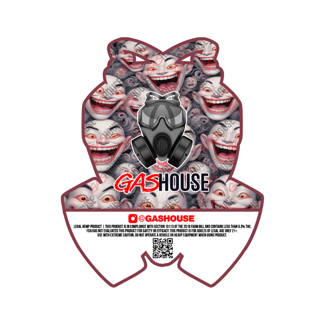 Laughing Gas - GasHouse - Top Shelf THCA Flower 3.5G - Back