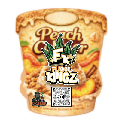 Flavor Kingz - Peach Cobbler THCA Flower 3.5G