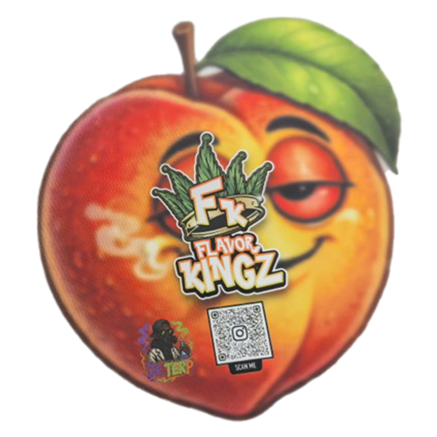 Peach THCA Flower - Hybrid - Flavor Kingz - Back