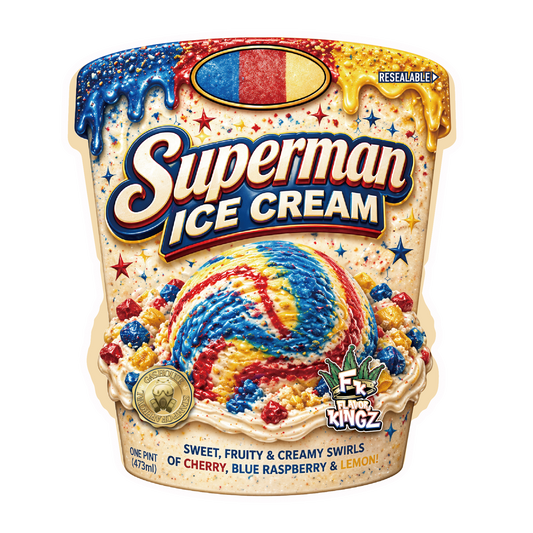 Flavor Kingz - Superman Icecream THCA Flower 3.5G
