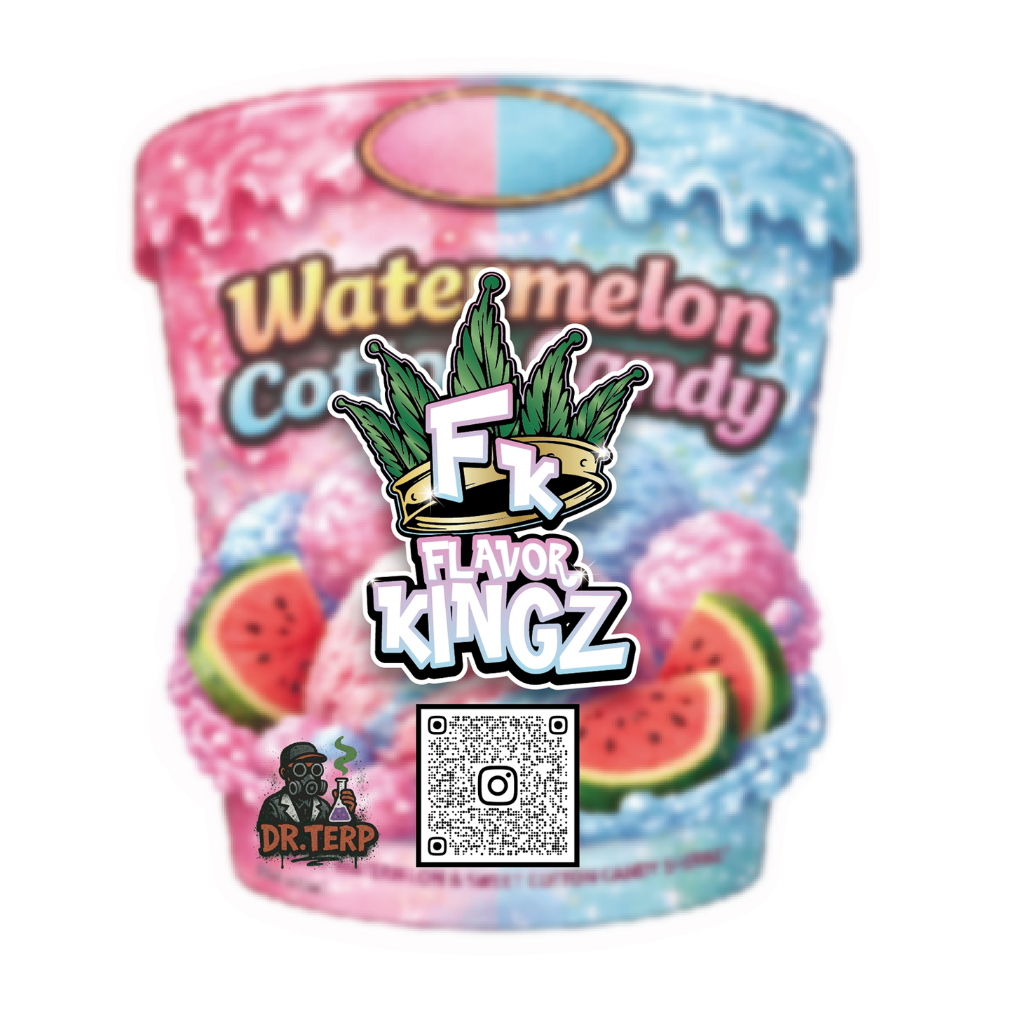 Flavor Kingz - Watermelon Cotton Candy THCA Flower 3.5G