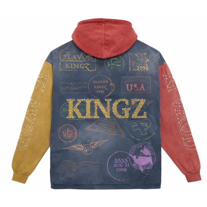 FLAVOR KINGZ  RHINESTONE VINTAGE SWEATSUIT