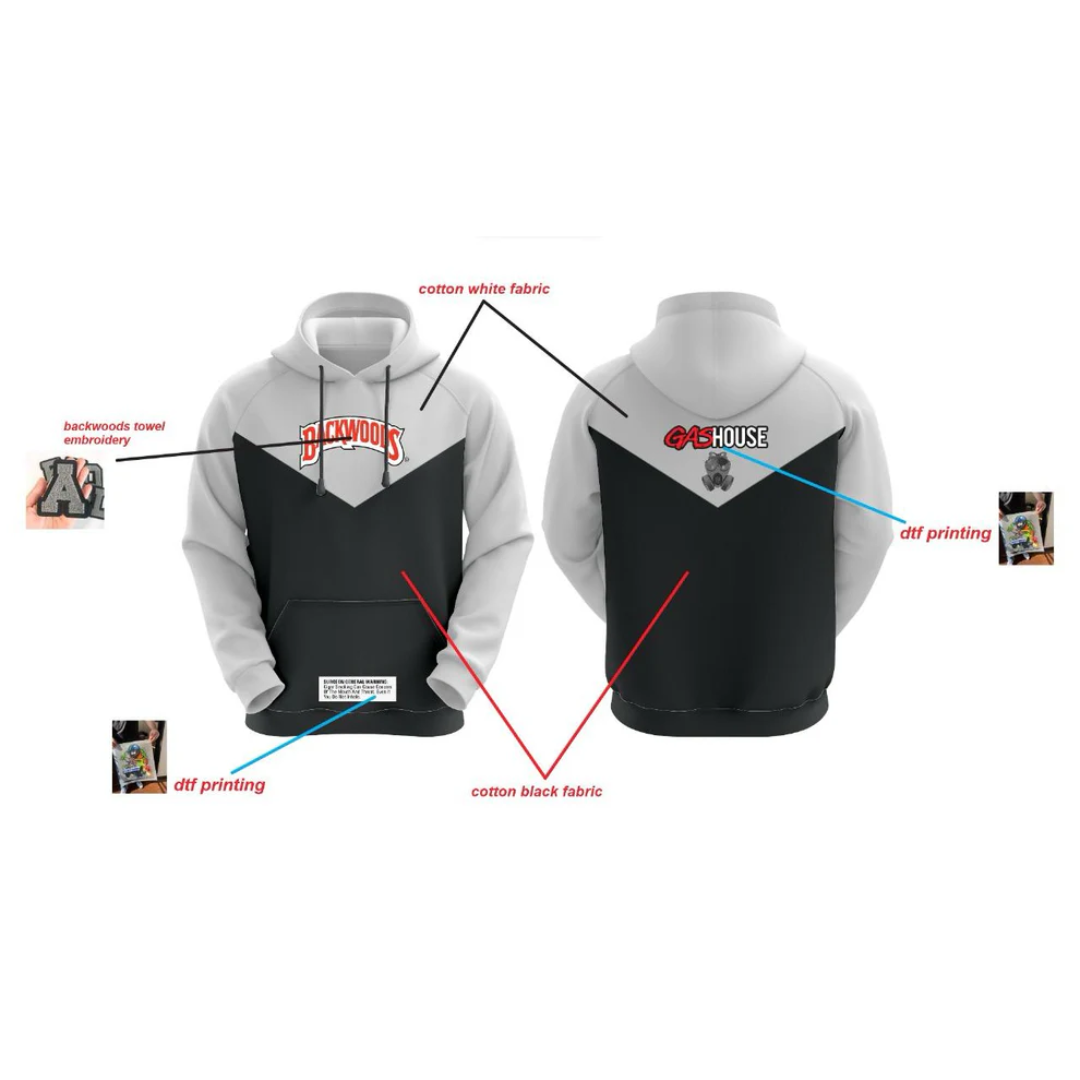 Backwoods X GasHouse Hoodie - White