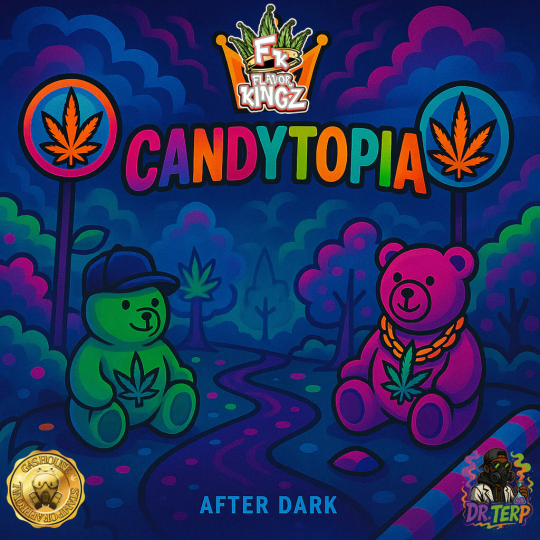 Candytopia After Dark - THCA Flower - Label