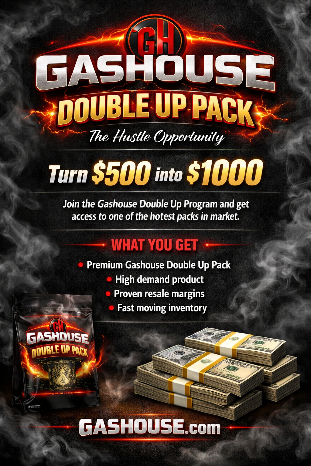 Double Up Pack - THCA Flower by GasHouse + Flavor Kingz