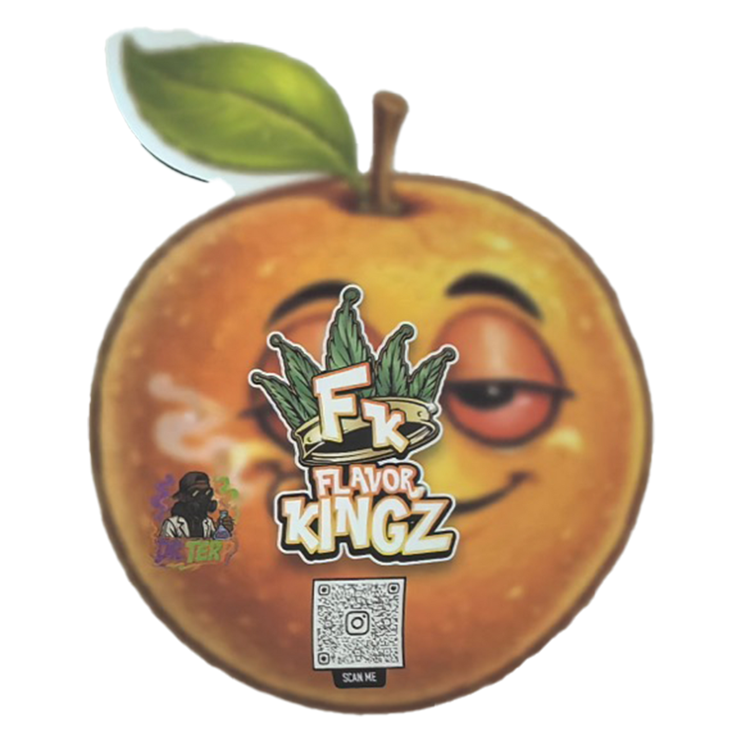 Orange THCA Flower - Hybrid - Flavor Kingz - Back 