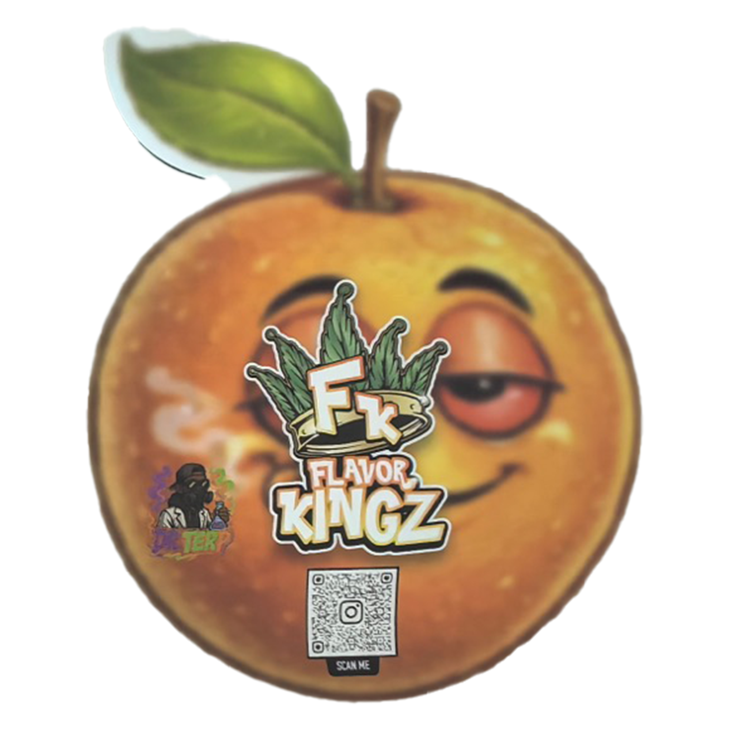 Orange THCA Flower - Hybrid - Flavor Kingz - Back 
