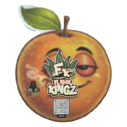 Orange THCA Flower - Hybrid - Flavor Kingz - Back 