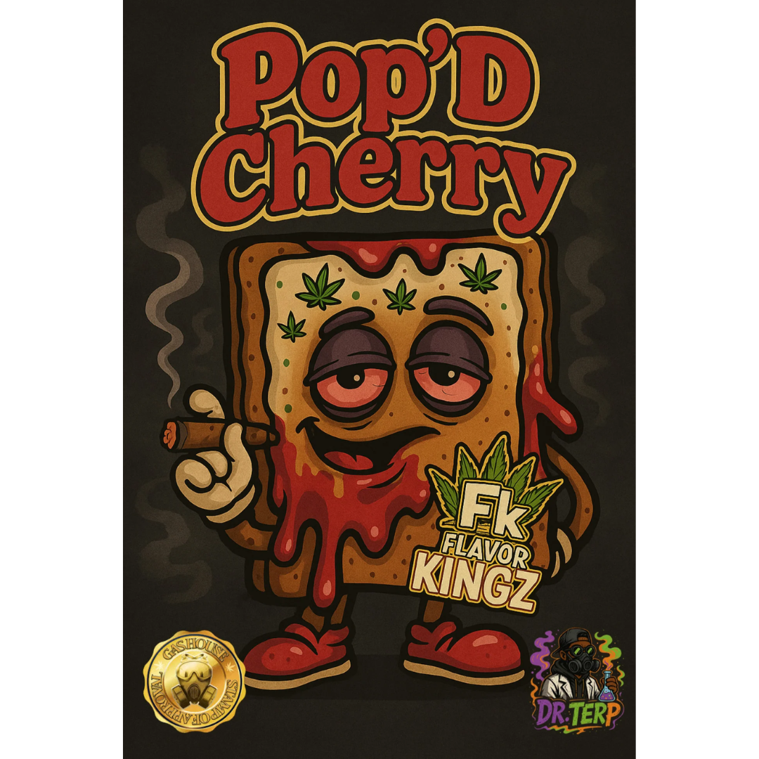 Pop'd Cherry - THCA Flower - Label