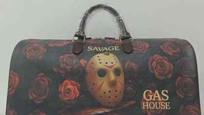 GASHOUSE x SAVAGE Leather Duffle Bag